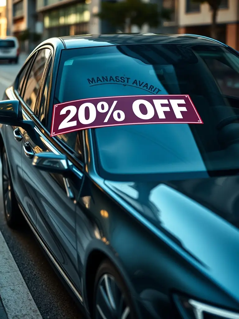 A high-quality image depicting a well-designed digital banner ad for a car dealership, displayed on a popular automotive website, highlighting the effectiveness of online advertising.